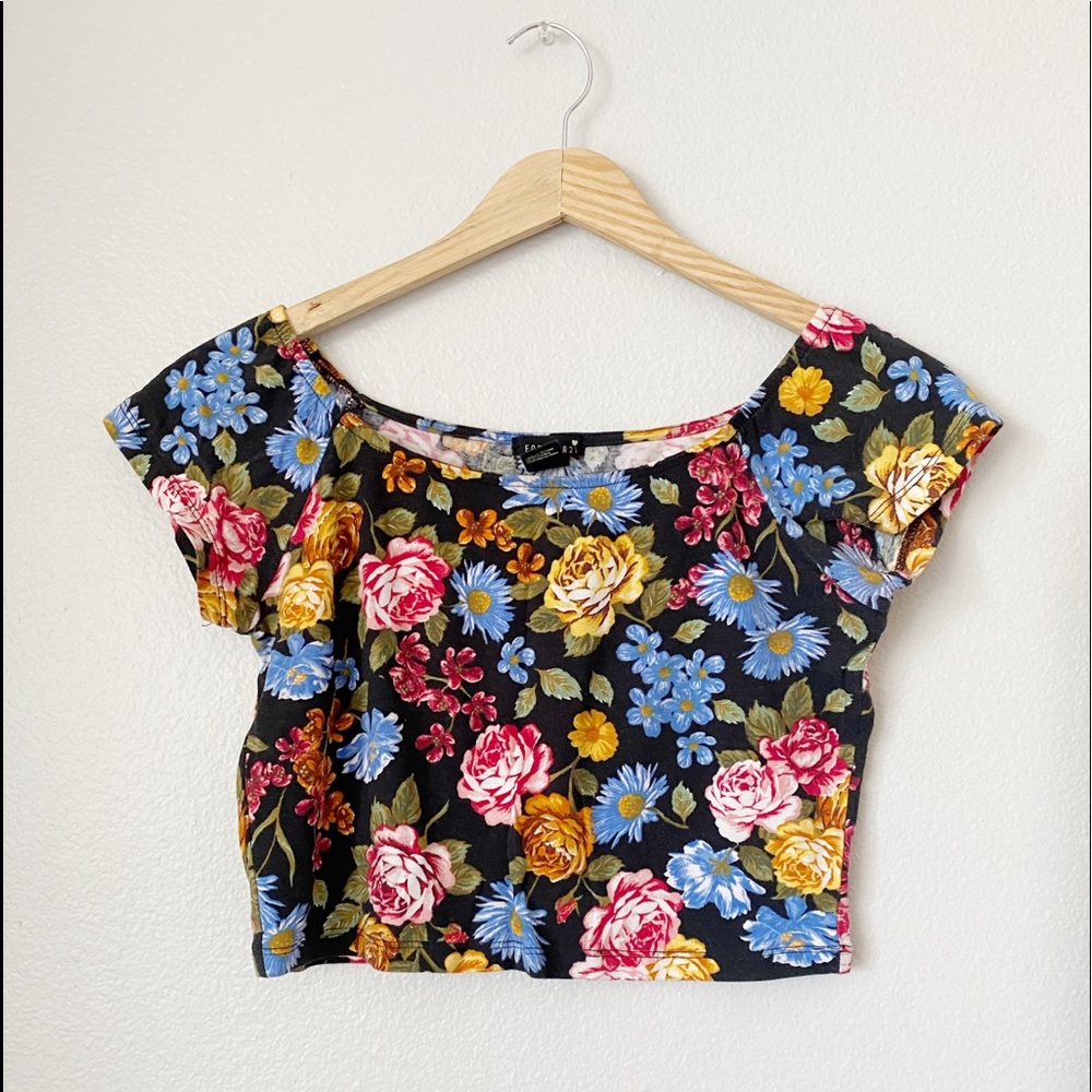 Floral Crop Top